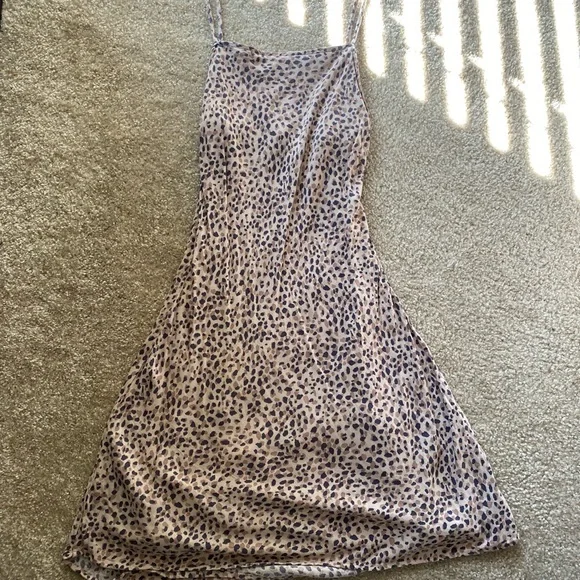 Abercrombie Fitch Cheetah Print Slip Dress